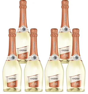 Immagine prodotto di CinZano Asti vino spumante fresco e fruttato d'Italia 750ml confezione da 6 pezzi