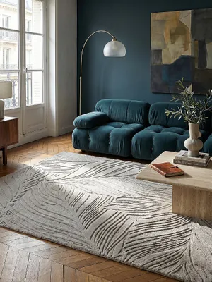 Teppich Grau rechteckig im modernen Wohnzimmer_#sku_BARK503119370114-BARK503119370115-BARK503119373939#