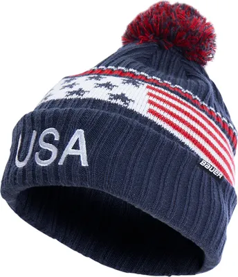 Image de BAUER NEW ERA® POM KNIT BEANIE - USA - SR, Équipes NHL:Team USA