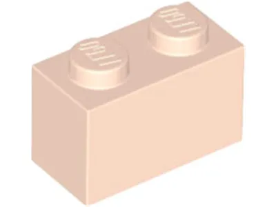 Produktbild von Lego® 10 Stück 3004 Stein Brick 1x2 Part Basic Steine 10 Helles Nougat