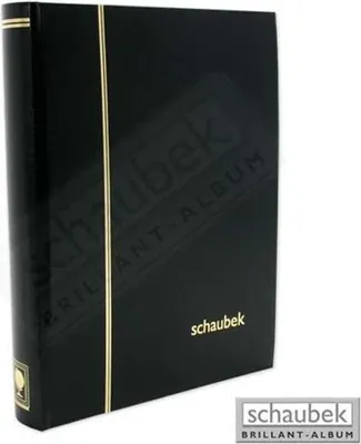Produktbild von Schaubek E5071/5 Einsteckbuch schwarz, 230 mm x 310 mm 64 Seiten weiß, geteilt