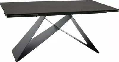 Produktbild von Ausziehbarer Esstisch 160(240)x90 VIDOR - braun/schwarz