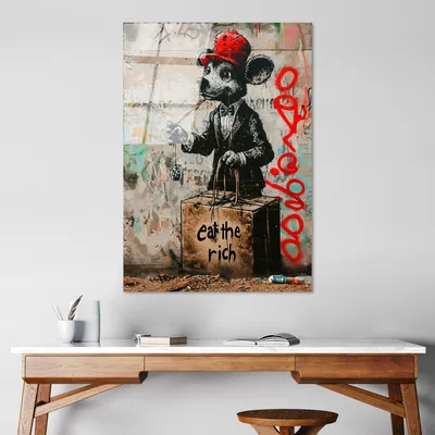 Produktbild von Wallity, UV-1190 - 70 x 100, Dekorative Malerei aus gehärtetem Glas, Mehrfarbig, 100 % gehärtetes Glas, 70 x 100 cm