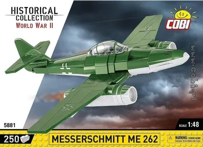 Zdjęcie produktu dla COBI Messerschmitt Me262, Klocki do budowania, 7 lat(a), 250 szt.