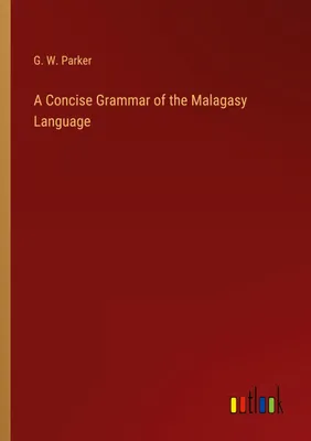 Produktbild von A Concise Grammar of the Malagasy Language
