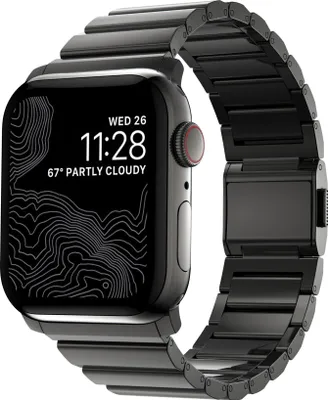 Immagine prodotto di Nomad in acciaio inox per Apple Watch 42mm / 44mm / 45mm / 49mm grafite