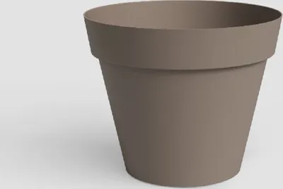 Immagine prodotto di Artevasi Vaso di fiori CAPRI, 46 cm, plastica, grigio