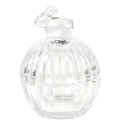 Produktbild von Clayre & Eef Glastopf Kaninchen 8x8x11 cm Glas