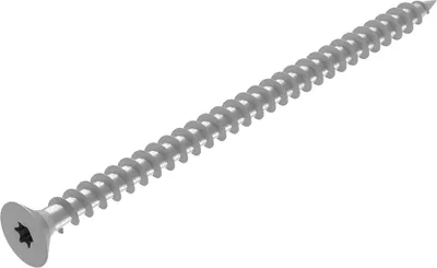 Produktbild von SECCARO Spanplattenschraube 5 x 100 mm, Edelstahl V2A VA A2, Holzschraube mit Vollgewinde, TX / Innensechsrund, 100 Stück