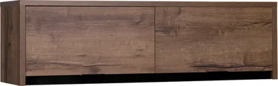 Obrázek produktu pro Nástěnná skříňka s dvířky "MERO", hnědá, dřevotříska, Elegant, 120x35x32cm