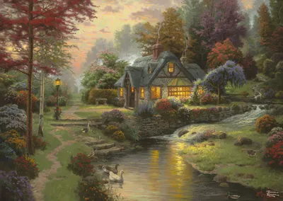Immagine prodotto di Thomas Kinkade, Serata tranquilla, 1.000 pezzi