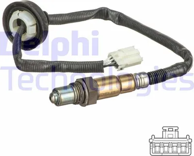 Produktbild von DELPHI Lambdasonde für MITSUBISHI COLT VI (Z3A, Z2A) Beheizt 450mm ES20644-12B1