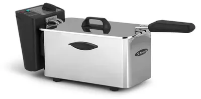 Friteuse 3,5 l Edelstahl 2000 W Timer bis 200 °C