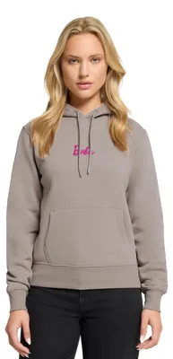 Produktbild von Spreadshirt Barbie Logo Stick Geschenkidee Damen Premium Hoodie, XXL, Taupe
