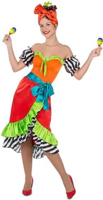 Image de Costume Mom Rumba Multicolore M Multicolore M