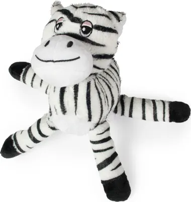 Image de Jouet en peluche Beeztees Safari Zappy noir et blanc