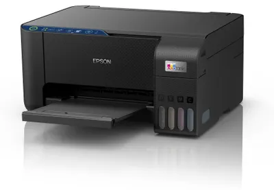 Produktbild von Epson EcoTank ET-2861, Tintenstrahl, Farbdruck, 5760 x 1440 DPI, Farbkopieren, A4, Schwarz