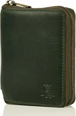 Produktbild von Herren Geldbörse Leder mit edler Geschenk Box,Elegantes Portemonnaie Herren mit RFID Blocker,Luxus Geldbörse mit Reißverschluss und Viele Kartenfächer