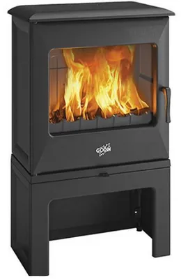 Produktbild von 5 kw schwarzer gusseisen-holzofen Godin 388150PEINTANTHRACITE