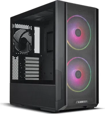 Produktbild von Lian Li LANCOOL 216R-X - Midi Tower - PC - Schwarz - ATX - EATX - micro ATX - Mini-ITX - Stahl - Gehärtetes Glas - Multi