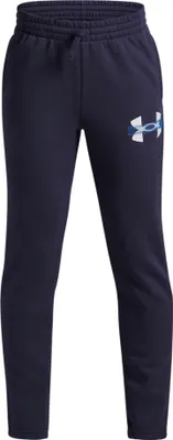 Produktbild von Under Armour Ua Rival Flc Cblck Grphc Jgr - washed navy, Größe:XL