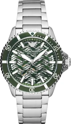 Produktbild von Emporio Armani Herren  Automatikuhr Grün/Silber  AR60061