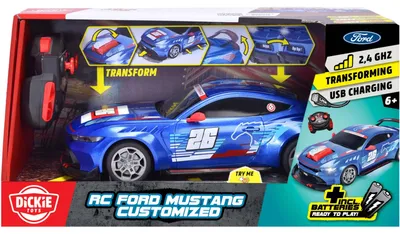 Obrázek produktu pro Simba Dickie RC Ford Mustang Přizpůsobené, Vyzkoušej mě, RTR