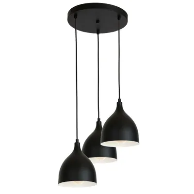 Produktbild von Luminex Pendelleuchte 'Nanu' in schwarz aus Metall