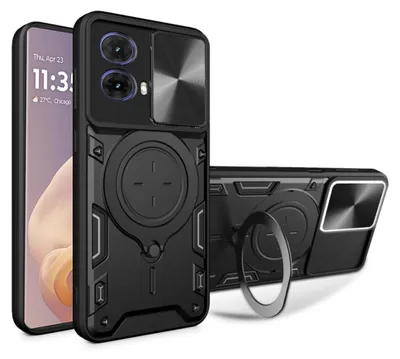 Produktbild von Techsuit Camguard Schutzhülle für Motorola Moto G85 - Robuster Schutz in Schwarz KP33188