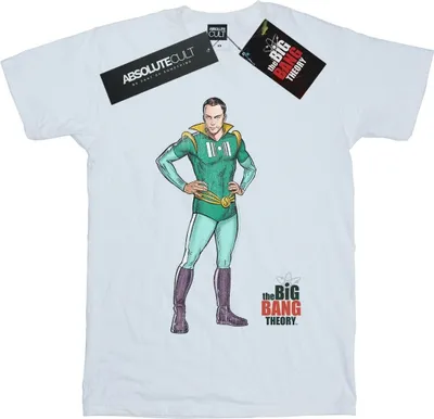Image de The Big Bang Theory - T-shirt pour homme BI13175 (3XL) (Blanc)