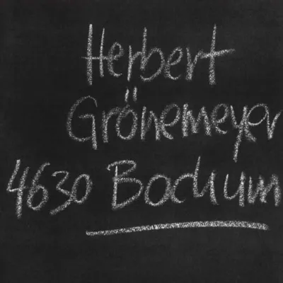 Produktbild von Grönemeyer,Herbert-Bochum