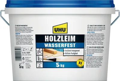 Produktbild von UHU Holzleim wasserfest D3 lösungsmittelfrei Eimer 5kg
