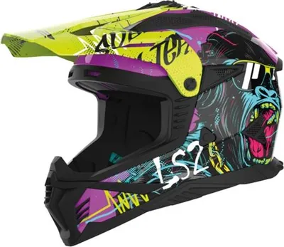 Obrázek produktu pro LS2 MX708 Fast II Gorilla motokrosová přilba, barevná, M (57/58)