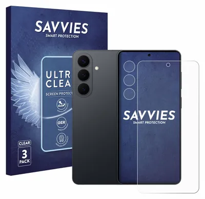Produktbild von 6x Für Samsung Galaxy S26 Plus (Display+Kamera) Schutzfolie Savvies Displayschutz Display Schutz Folie Klar Transparent