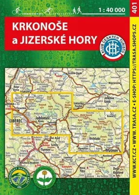Obrázek produktu pro KČT 401 Krkonoše a Jizerské hory 1:40 000