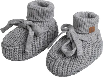 Produktbild von Baby's Only Booties teddyfutter Soul - Grau - 0-3 Monate - 100% Baumwolle