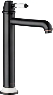Zdjęcie produktu dla PaulGurkes Długi kran do umywalki nablatowej Nostalgia Antique Black