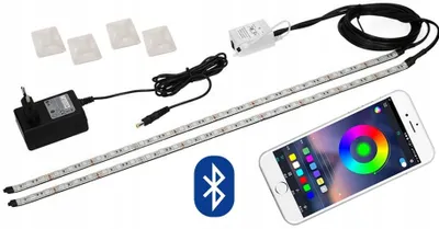 Produktbild von AQUALED PROF LED RGB Leiste Aquarium Bluetooth IP68 2x90cm