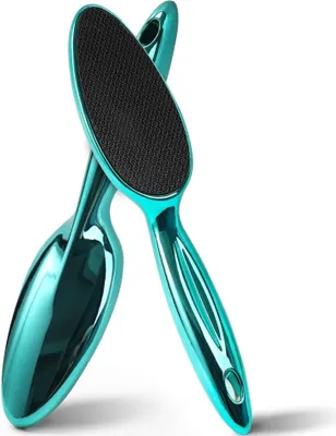 Image de Nano verre pour enlever les callosités - Soin des pieds en douceur avec manche long, pieds mouillés & secs, plus efficace que la pierre ponce