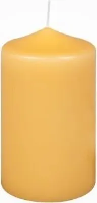 Produktbild von Premium Stumpenkerzen Honig 120 x 70 mm, 1 Stück