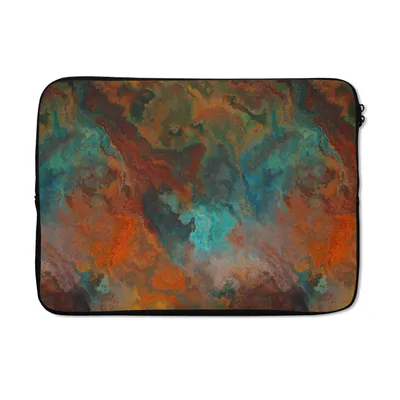 Produktbild von MuchoWow® Laptop Hülle 14 ZollAbstrakt - Malerei - Muster Laptoptasche - Laptoptasche - Stoßsicher - Schutzhaube