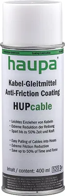 Produktbild von HAUPA Kabelmontagespray, "HUPcable", Aerosol, 400 ml, 1 Stk.