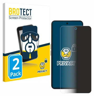 Product packaging for screen protectors, with a graphic representation of a phone and a privacy icon.