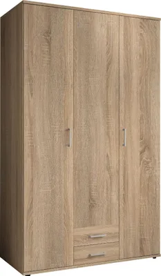 Zdjęcie produktu dla Szafa HARPER BREST WD 120x196x54 cm brązowa Szafa z drzwiami skrzydłowymi