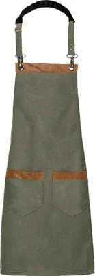 Produktbild von Latzschürze Canvas zwei Taschen Fb. Flaschengrün : 100% Baumwolle 16oz. : Flaschengrün