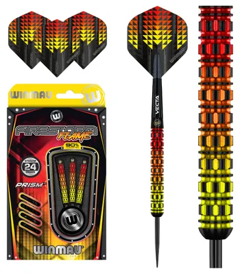 Zdjęcie produktu dla Winmau - Strzałka stalowa Firestorm Flame, 24 gramów.