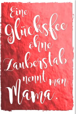 Produktbild von A - Muttertag - "Eine Glücksfee..." - Karte im Format 11,5 x 17 cm mi