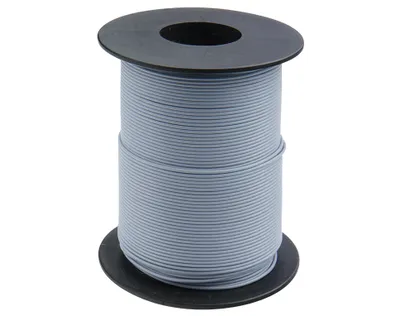 Produktbild von Kupferschalt Litze 0,14 mm² / 100m grau