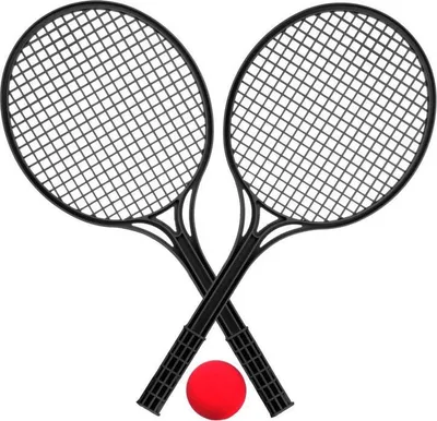 Produktbild von SEDCO Soft-Tennis-Set – Farbe: Schwarz