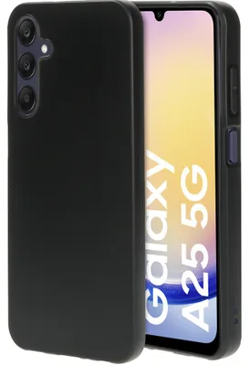 Produktbild von Mobiparts Classic Handyhülle für Samsung Galaxy A25 Hülle Flexibles TPU Backcover - Matt Black